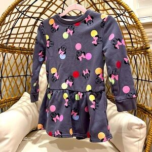 Girls Minnie Mouse Dress- size 3-4